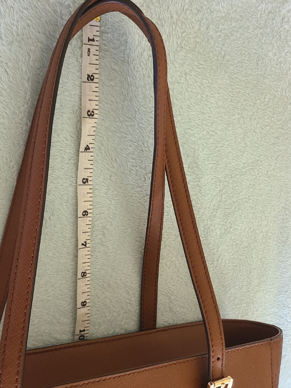 Michael Kors Brown Saffiano Leather Tote - Picture 13 of 15